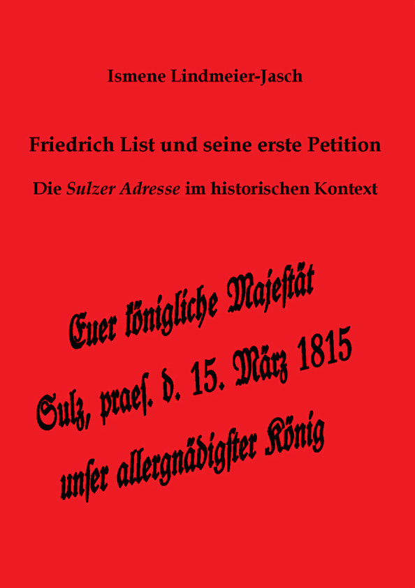 Cover von Friedrich List und seine erste Petition